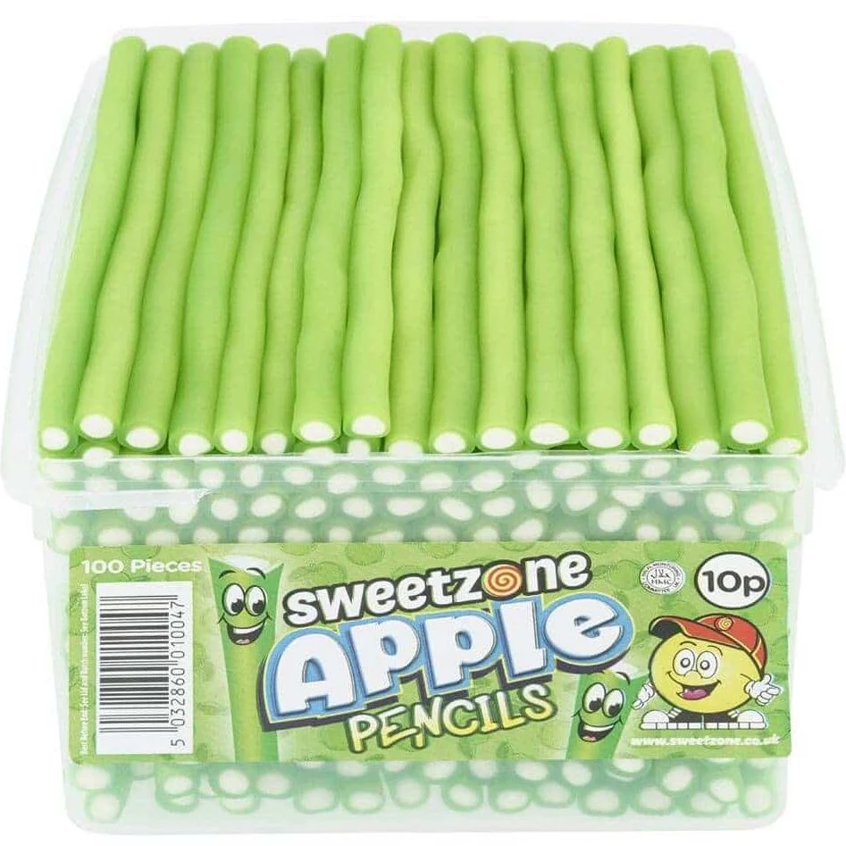 Sweetzone Pencils Apple Tub 100pcs
