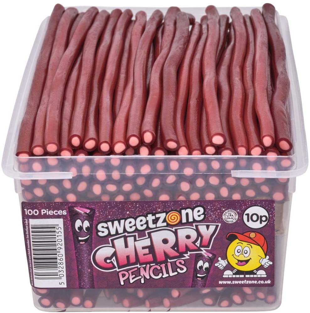 Sweetzone Cherry Pencils Tub (100pcs)
