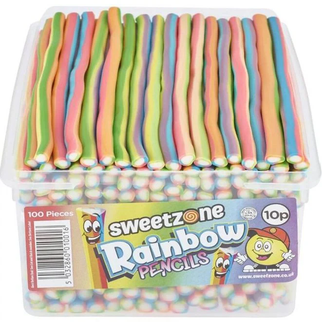 Sweetzone Pencils Rainbow Tub 100pcs