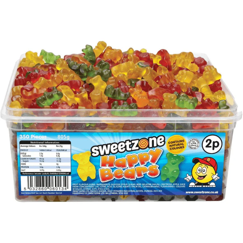 Sweetzone Happy Bears Tub 805g