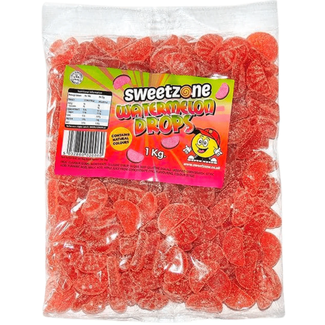 Sweetzone Watermelon Drops Bag 1kg