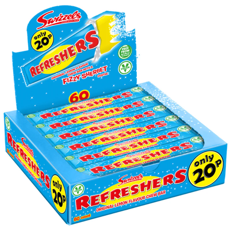 Swizzels Refreshers Original Chew Bar 18g (Box of 60)
