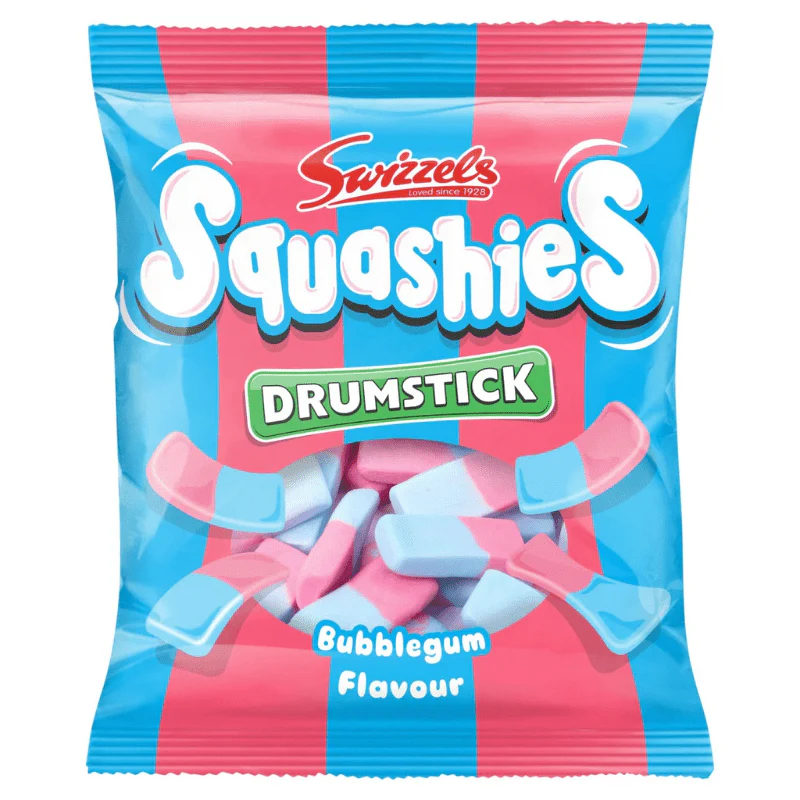 Swizzels Drumstick Squashies Bubblegum Peg Bag 120g