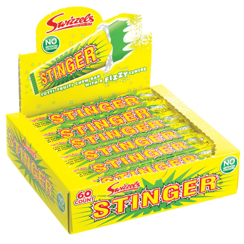 Swizzels Stinger Chew Bars 18g (Box of 60)