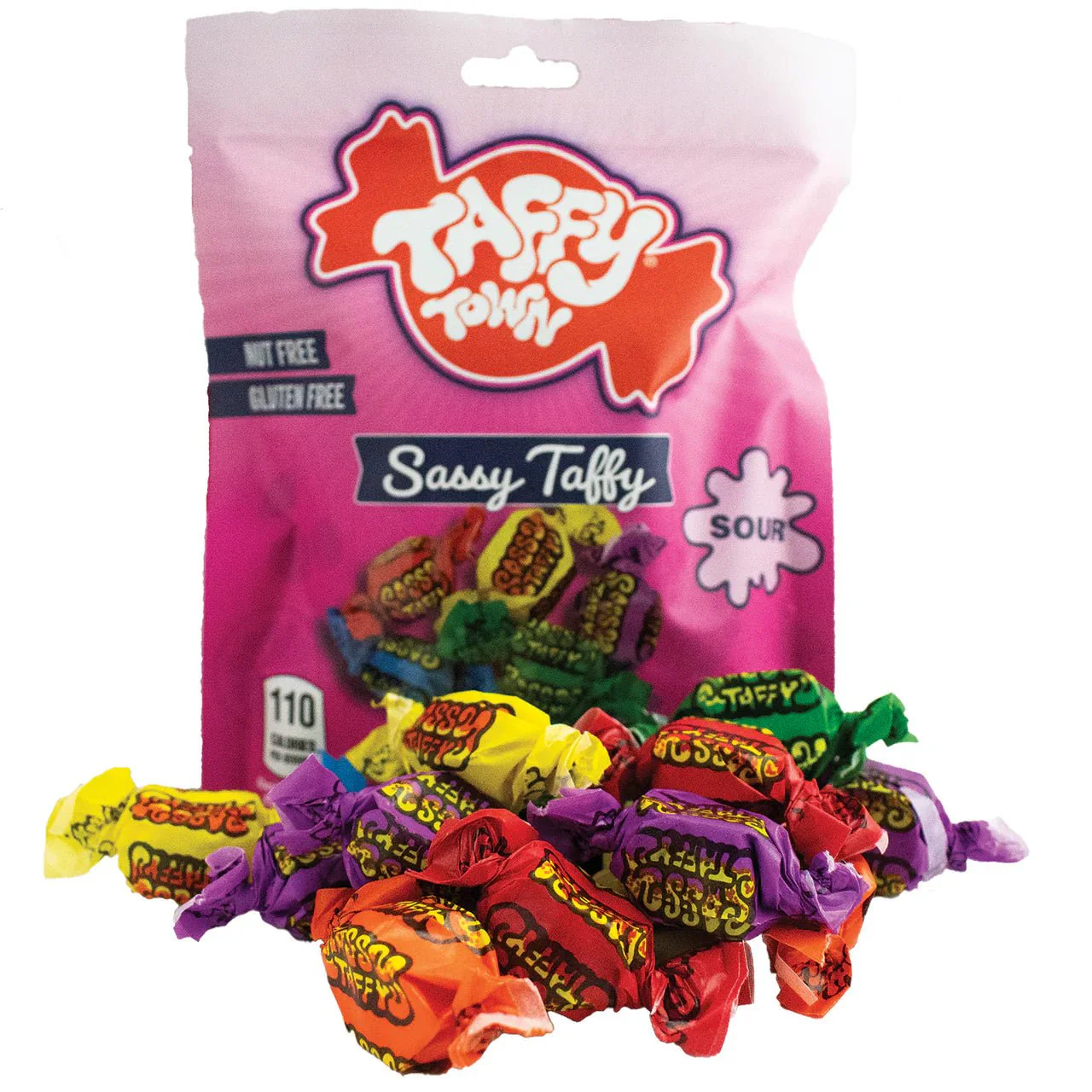 Taffy Town Sassy Taffy Salt Water Taffy Peg Bag 99g USA - Image 2