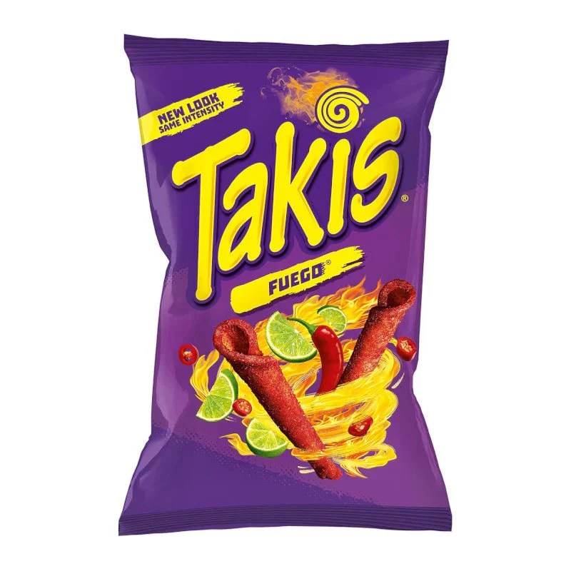 Takis Fuego Chilli & Lime Bag 180g