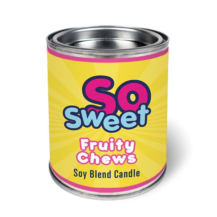 SoSweet Fruity Chews Candle Tin