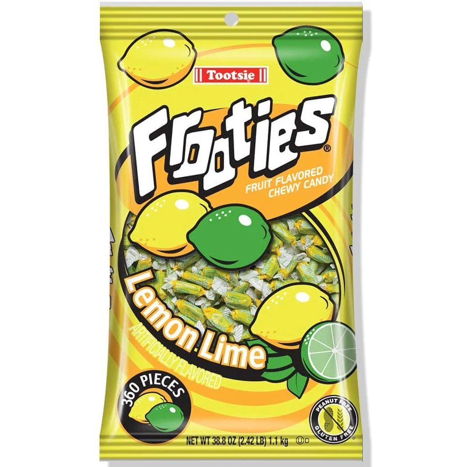 Tootsie Frooties Lemon Lime Big Bag 1.1kg