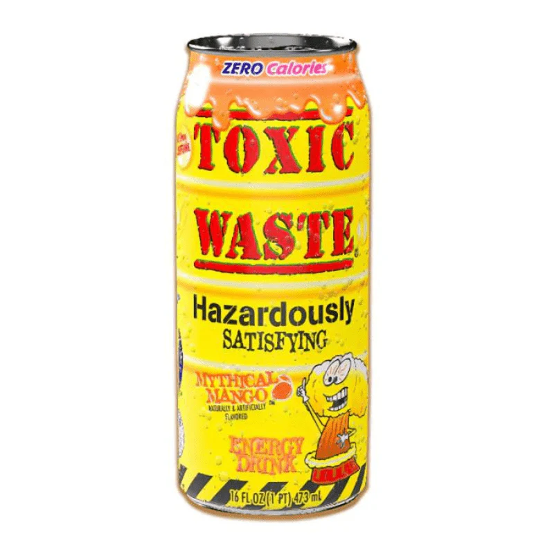 Toxic Waste Energy Drink Can Mango Can 473ml