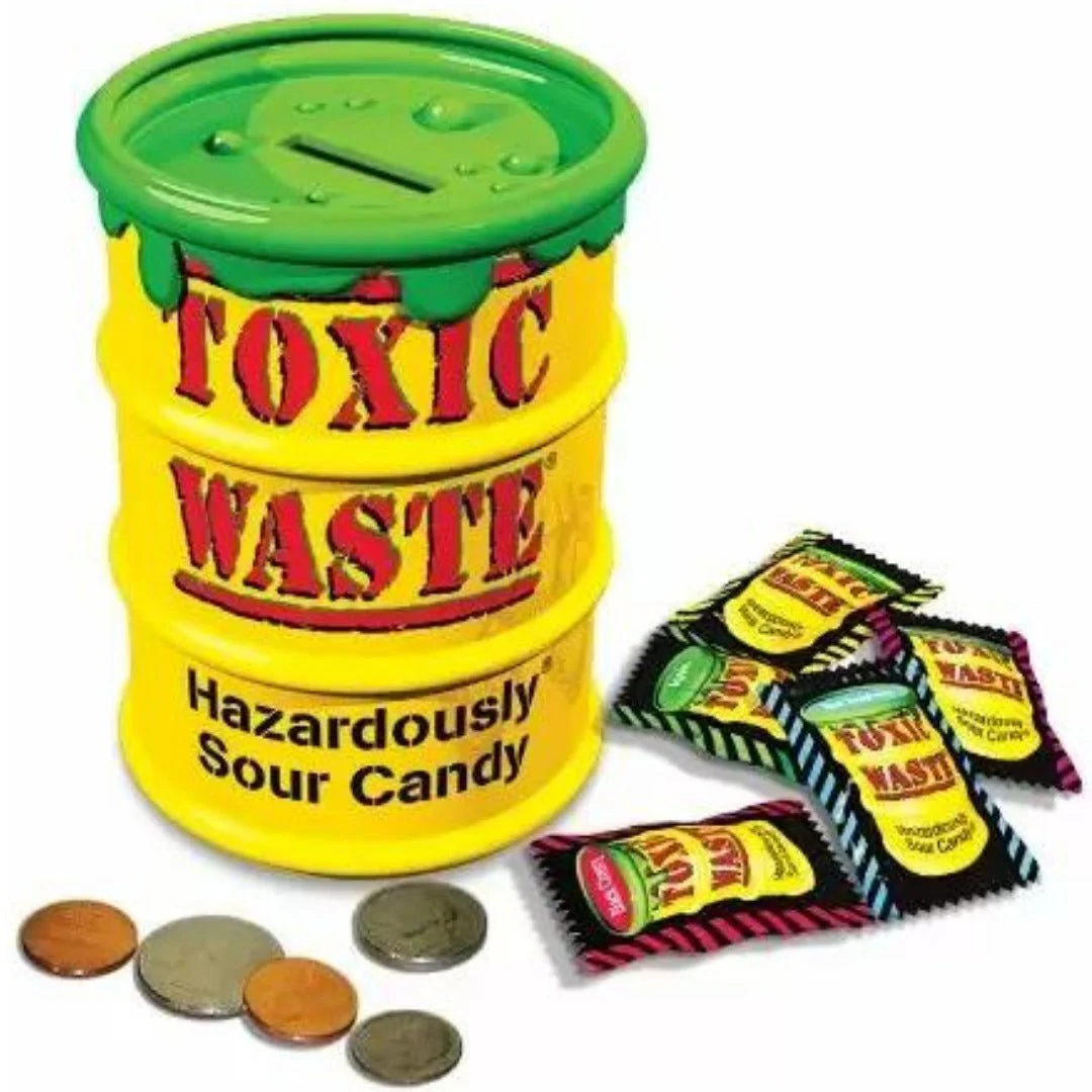 Toxic Waste Yellow Original Money Bank 84g