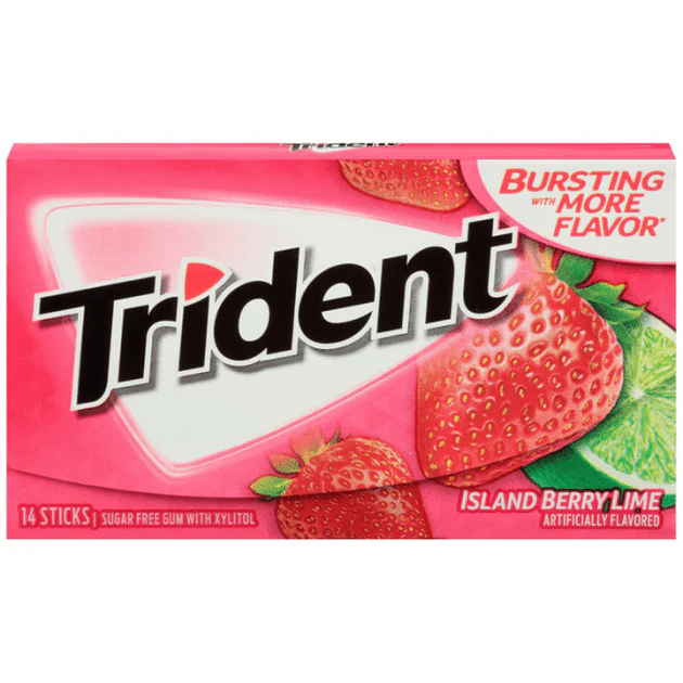 Trident Gum Island Berry Lime Twist 27g