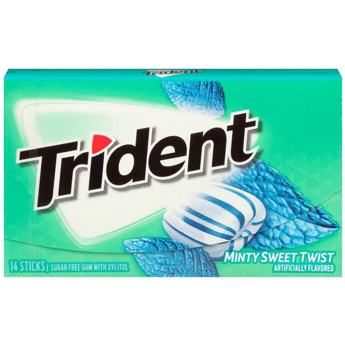 Trident Gum Minty Sweet Twist 27g