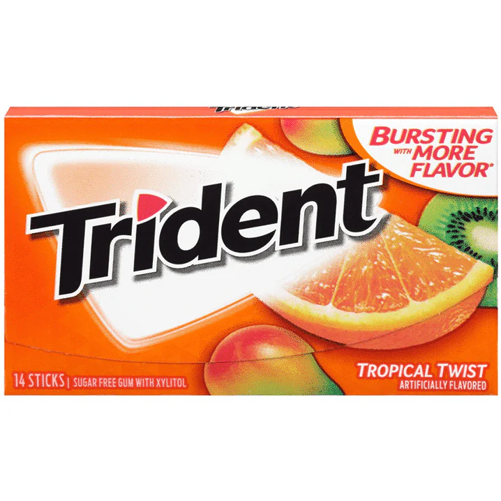 Trident Gum Tropical Twist 27g