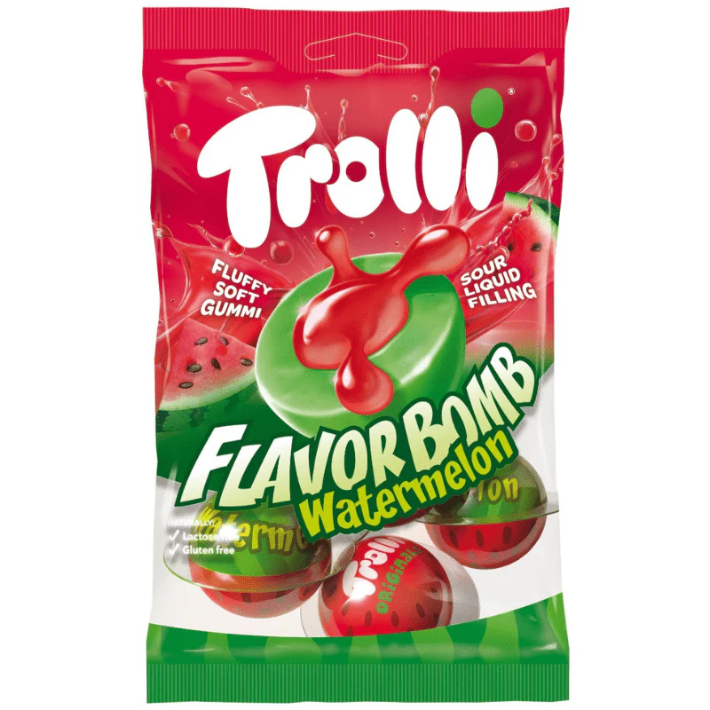 Trolli Flavourbombs Watermelon Peg Bag 75g