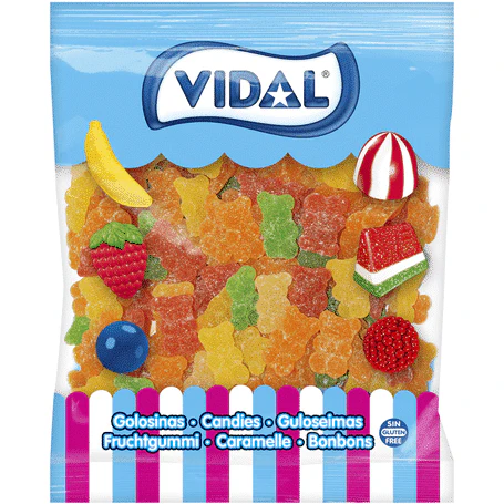 Vidal Fizzy Mini Bears Bag 1kg