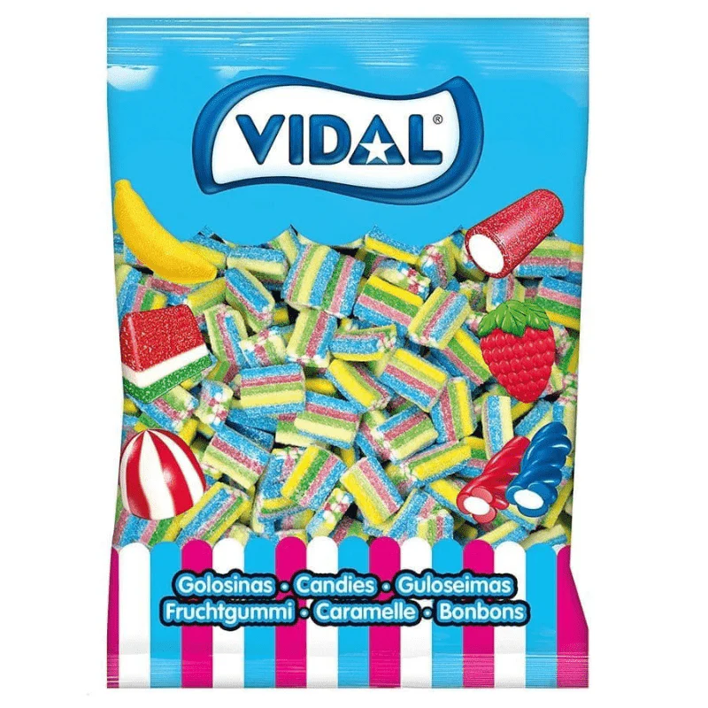 Vidal Fizzy Rainbow Bricks Bag 1.5kg