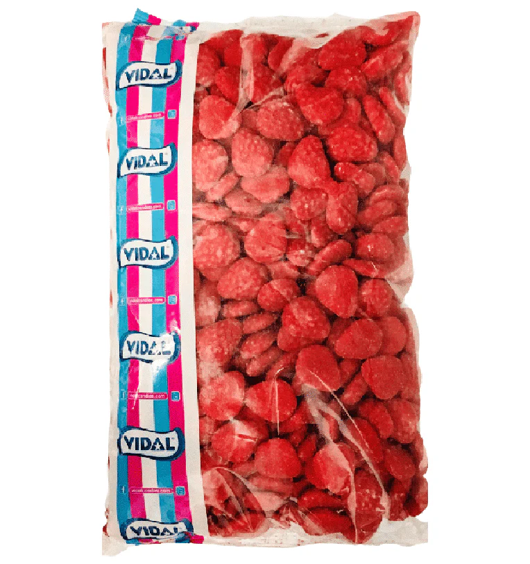 Vidal Red Foam Strawberries Bag 3kg