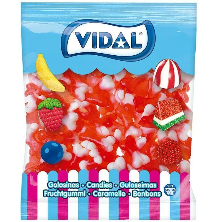 Vidal Jelly Bones Bag 1kg