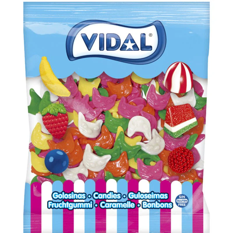 Vidal Jelly Cat Heads Bag 1.5kg