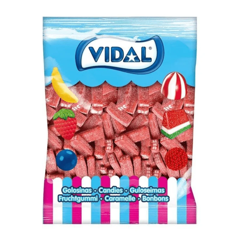 Vidal Strawberry Filled Bricks Bag 1.5kg