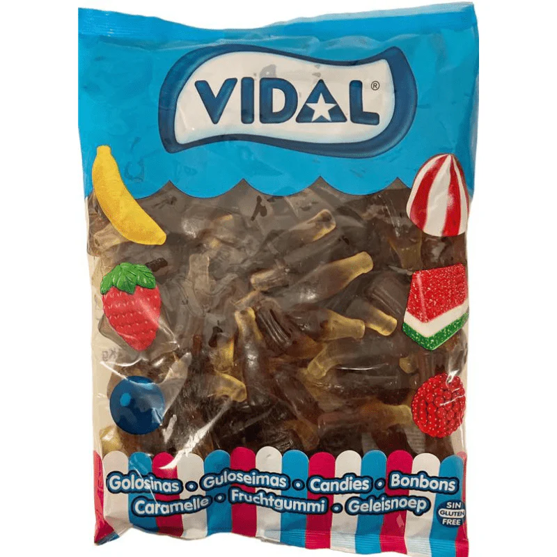 Vidal Cola Bottles Bag 1kg