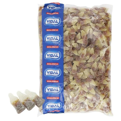 Vidal Fizzy Cola Bottles Bag 3kg