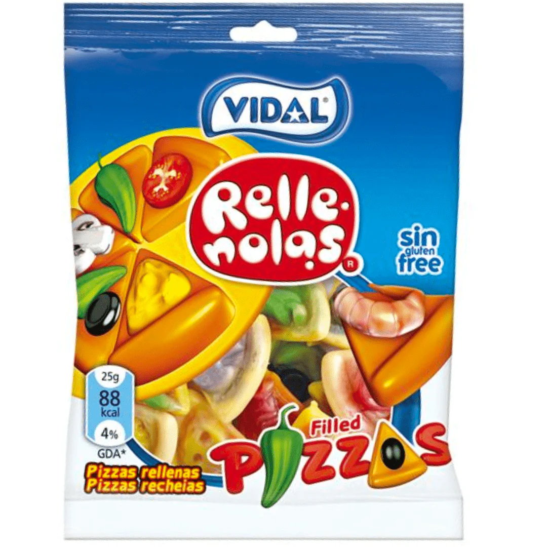 Vidal Jelly Filled Pizzas Peg Bag 90g