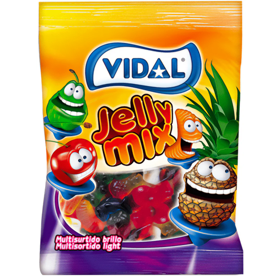 Vidal Jelly Mix Peg Bag 90g