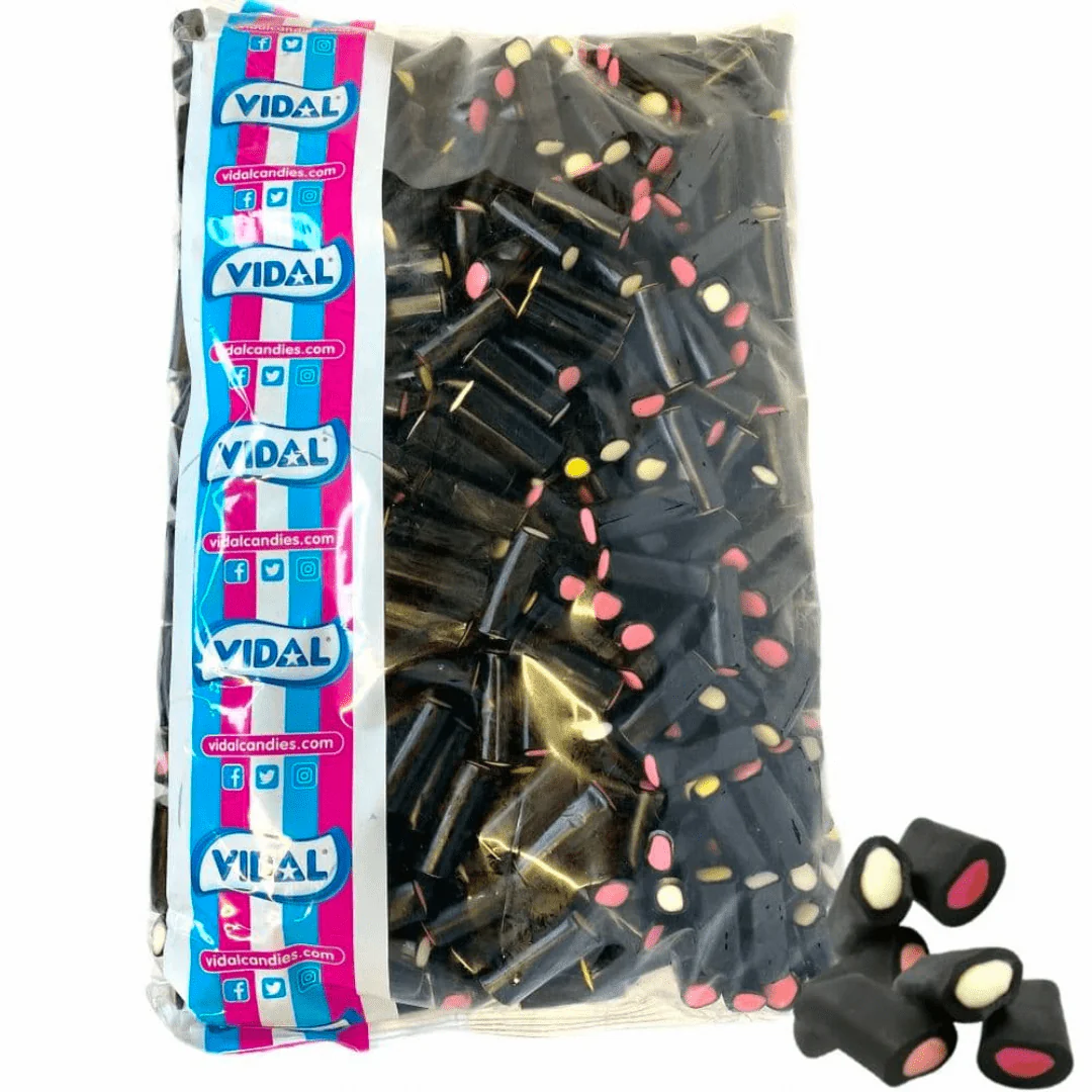 Vidal Liquorice Cream Rock Bag 3kg