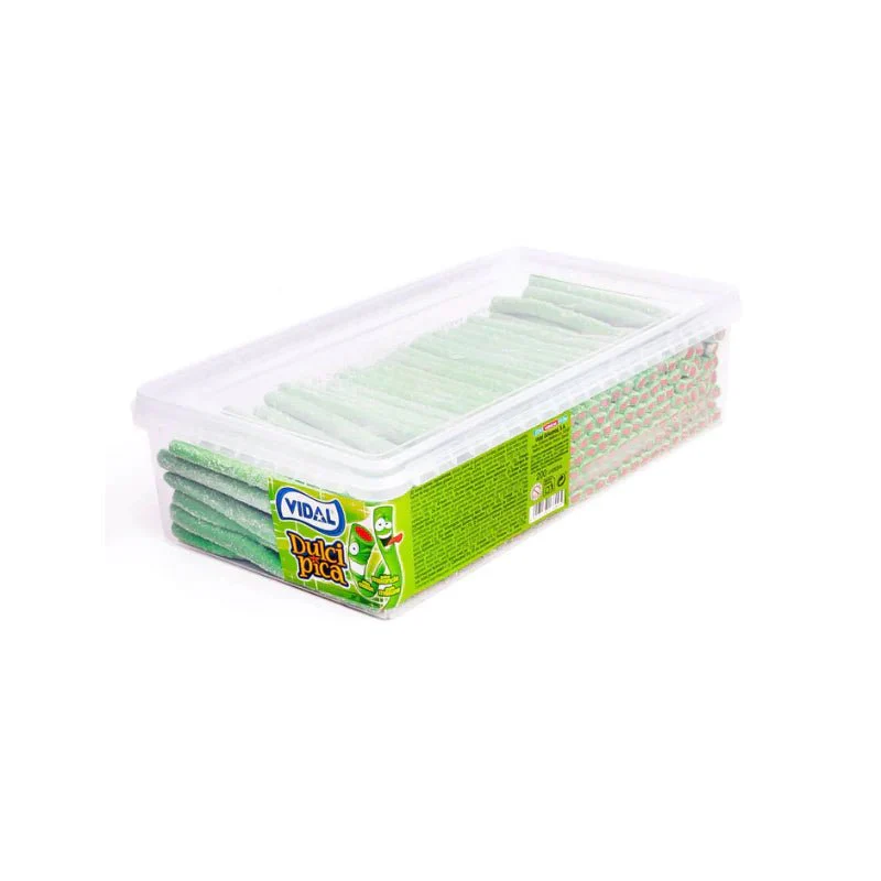 Vidal Sour Watermelon Pencils Tub 1.4kg (200pcs)