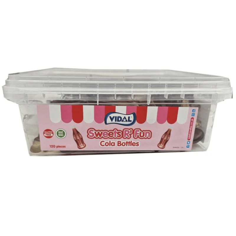 Vidal Cola Bottles Tub (120pcs)