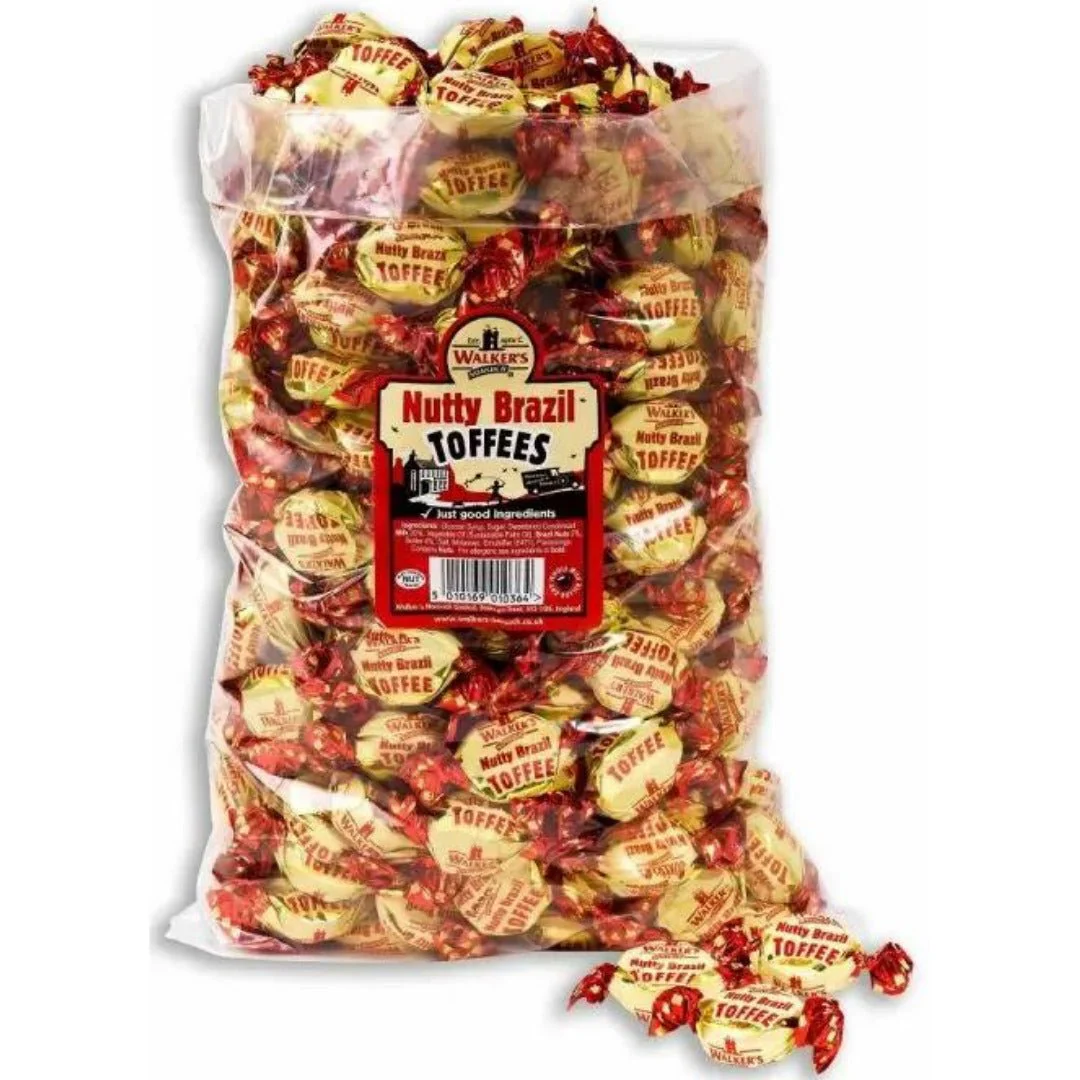 Walkers NonSuch Nutty Brazil Toffee Bag 2.5kg