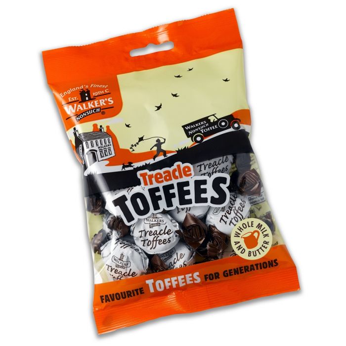 Walkers NonSuch Treacle Toffee Bag Peg Bag 150g