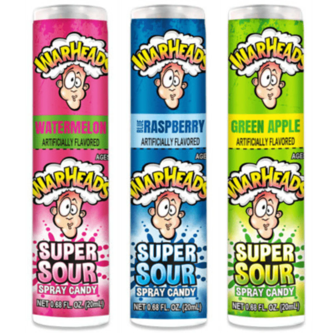 Warheads Super Sour Spray Candy 20g