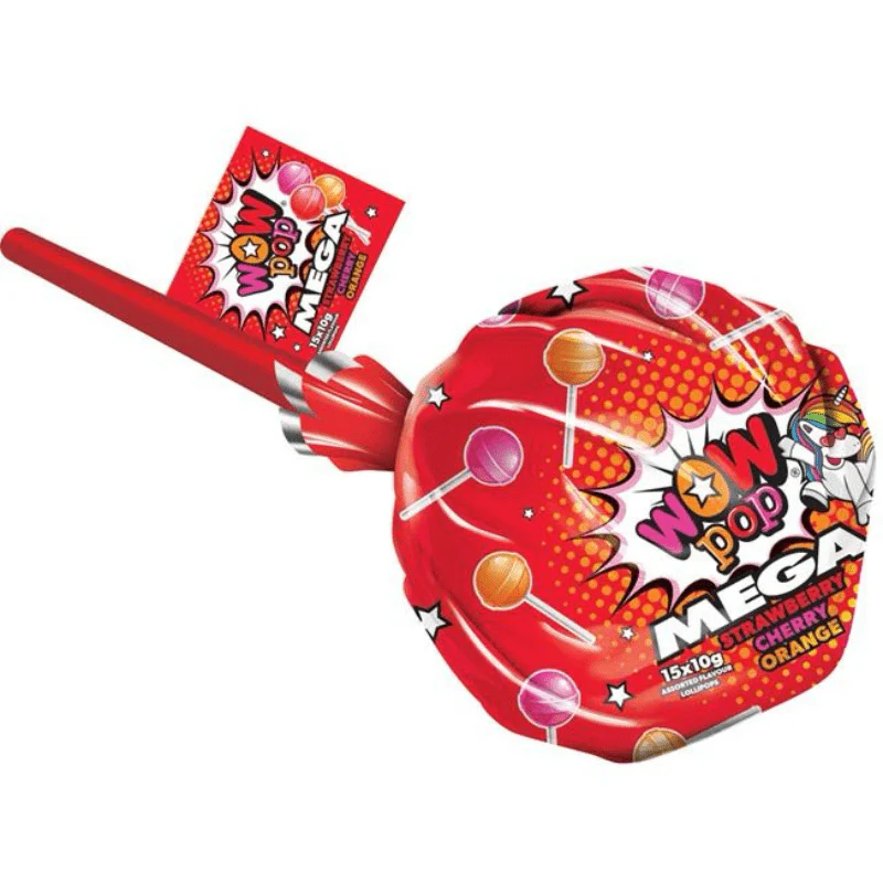 Wowpop Mega Lolly Unicorn Pop 150g