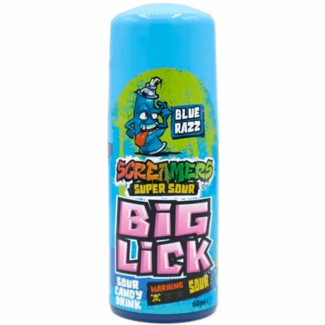 Zed Candy Screamers Blue Razz Big Lick 60ml