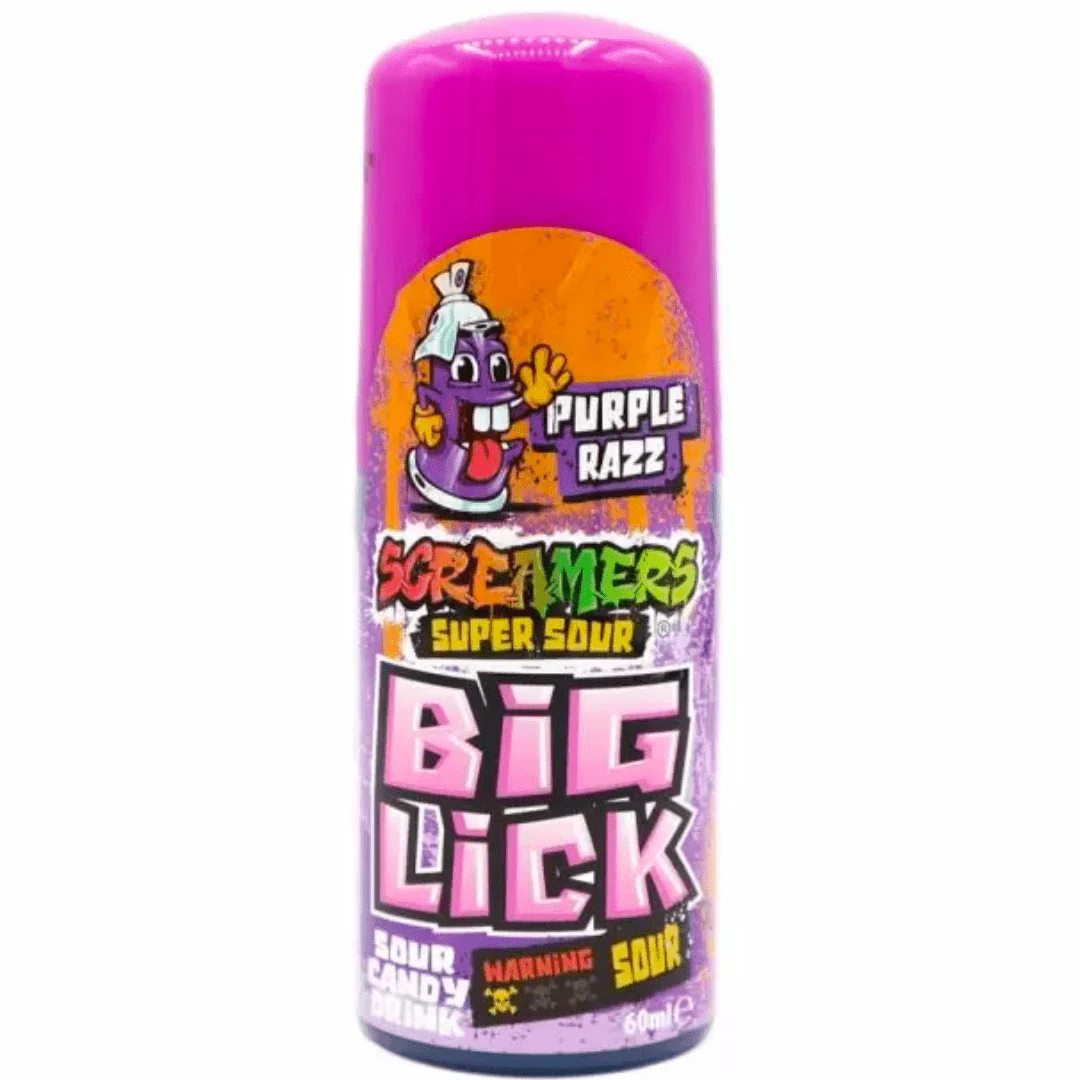 Zed Candy Screamers Purple Razz Big Lick 60ml