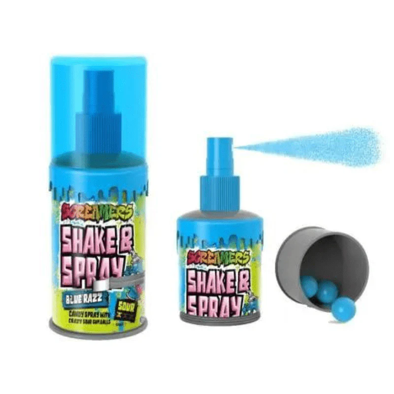 Zed Screamers Shake & Spray Blue Razz 60ml
